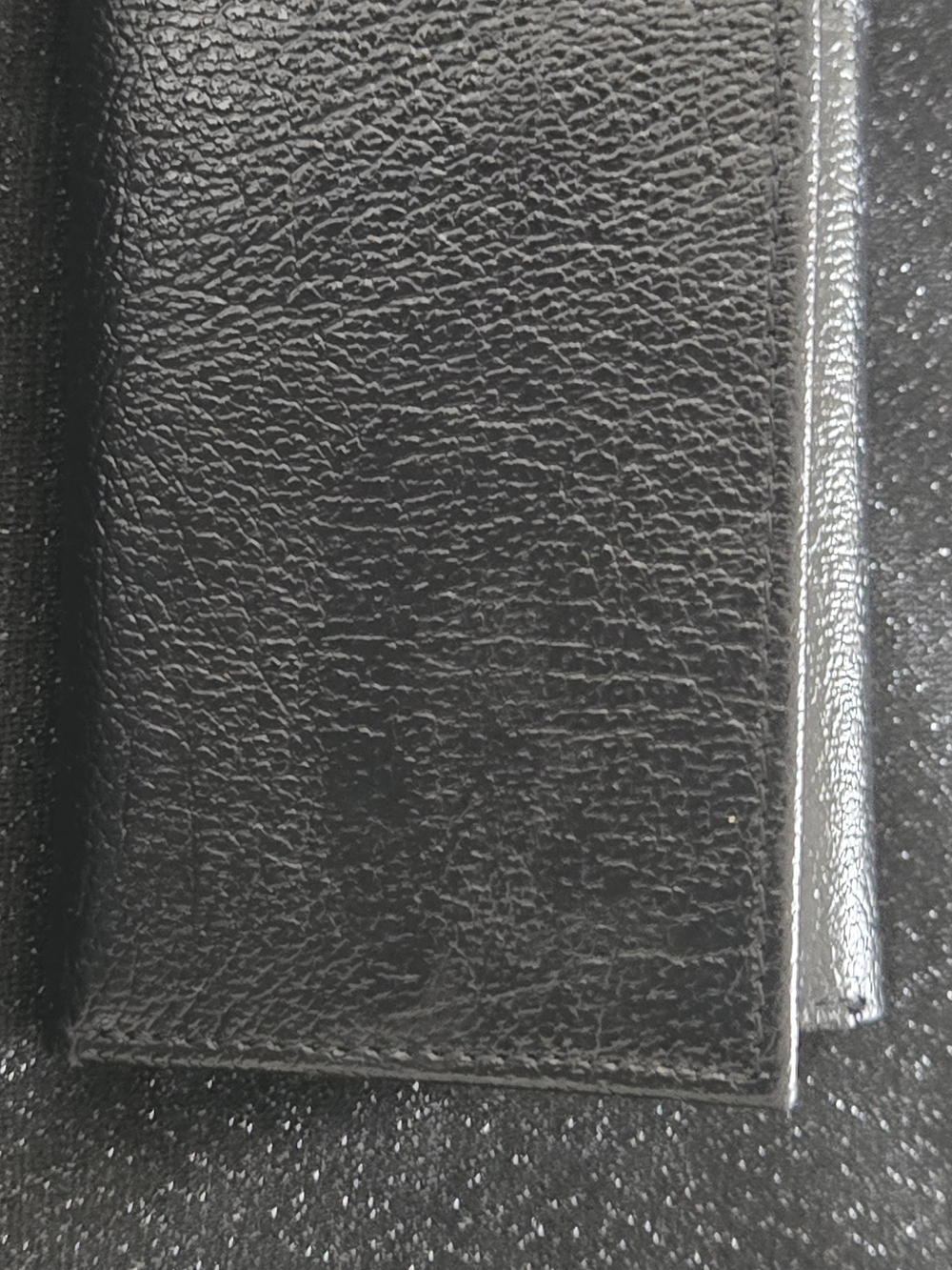 Classic Black Leather Men's Wallet - Unbranded